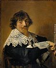 Portrait of a man, possibly Nicolaes Hasselaer by Frans Hals